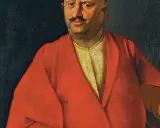 Portret mężczyzny w czerwonym żupanie i żółtej kamizelce. Czy to sarmata? Kto to?