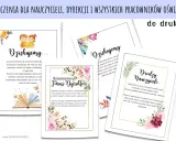 Szablony życzeń dla nauczycieli i dyrektorów. Jak napisać podziękowanie? Wzory z motywami kwiatowymi i ilustracjami.