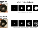 Fotografia obliczeniowa: porównanie normalnej i kodowanej przysłony z różnym rozmyciem. Zmiana poziomu rozmycia skutkuje zmianą kernela.