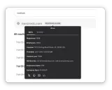 Wyniki wyszukiwania domeny hardrock.com z informacjami WHOIS, w tym datą rejestracji 1998.