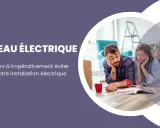 Un couple perplexe étudie un manuel sur le branchement d'un tableau électrique.