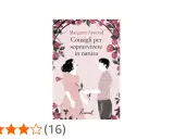 Copertina di "Consigli per sopravvivere in natura", uno dei libri di Margaret Atwood, con un disegno stilizzato di una coppia tra rose rosse.