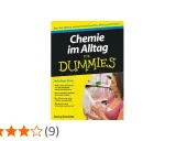 Buchcover "Chemie im Alltag für Dummies" erklärt, wie wir täglich Chemie beim Duschen, Essen und Putzen nutzen.