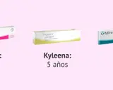 Jaydess, Kyleena y Mirena son métodos de planificación familiar, cada uno con una duración distinta. El diu hormonal ofrece diversas opciones.