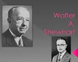 Walter A. Shewhart, ojciec kontroli statystycznej, znany z kart kontrolnych.