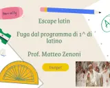 Escape room Dante: "Fuga dal programma di latino" con il Prof. Zenoni. Un'avventura scolastica per evadere dal latino.