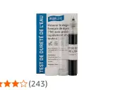 Kit pour savoir comment connaitre la dureté de l'eau dans sa commune. Mesure rapide et précise du degré français (°fH).