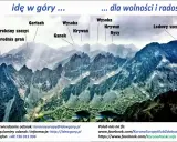 Majestatyczne wszystkie szczyty tatr, w tym Gerlach, Krywań i Rysy, w mglistej, górskiej scenerii.