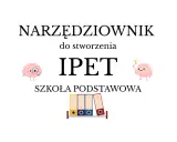 Narzędziownik IPET dla szkoły podstawowej. Urocze mózgi z lupą i żarówką.