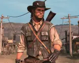 John Marston w kapeluszu i kamizelce, gotowy na przygody w świecie Red Dead Redemption na PS5.