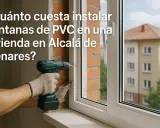 Instalación de ventanas de PVC en Alcalá de Henares. Mano de obra para colocar ventanas.
