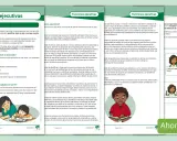 Ilustración sobre funciones ejecutivas en niños, con viñetas que explican qué son y su importancia.