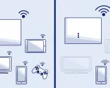 Links: Rotes Kreuz, viele Geräte. Rechts: Grüner Haken, weniger Geräte. So kannst du dein Internet beschleunigen.