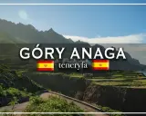 Góry Anaga na Teneryfie, z tarasowymi polami i oceanem w tle.