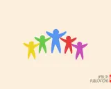 Cinque sagome colorate di persone stilizzate, simbolo di strategie inclusive e diversità.