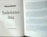 Książka "Szaleństwo dnia" Maurice'a Blanchota. Opowiadania erotyczne pierwszy raz mogą być inspiracją do refleksji nad życiem i jego przemijaniem.