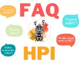 FAQ sur les surdoués : "Tu ne serais pas zèbre ?", "C'est quoi Zèbre ?", "Enfant, tu devais être précoce !", "T'as passé le WAIS ?", "T'as déjà entendu parler du HPI ?". Illustration d'un zèbre.