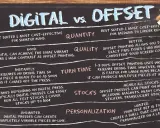 Comparativa entre impresión digital y offset: ventajas y desventajas en cantidad, calidad, tiempo y personalización.