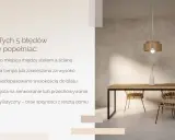 Minimalne **miejsca na stół z krzesłami** w jadalni. Unikaj błędów: za mało przestrzeni, zła lampa, niedopasowane krzesła, brak miejsca na serwowanie, chaos stylistyczny.