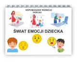 Ilustracja pokazuje 3 letnie dziecko w różnych sytuacjach, towarzyszące mu emocje i wspieranie rozwoju.