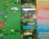 Kolorowe jeziorka: mapa szlaku przez Purpurowe, Błękitne i Zielone Jeziorko.