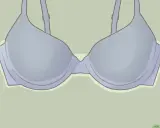 Reggiseno grigio chiaro, modello balconcino, ideale per un seno abbondante, taglia 4.