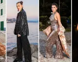 Moda scintillante: come sdrammatizzare un abito paillettes con stile, tra mare e natura.