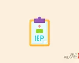 Cartella clinica con la sigla IEP, simbolo di un piano educativo individualizzato, utile per le schede autismo.