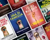 Copertine di thriller di Freida McFadden: "Una di famiglia", "L'inquilina", "Nella casa dei segreti" e altri.