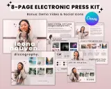 Dossier de presse musique : Leona Nguyen, jeune artiste pop, partage son parcours, discographie et statistiques clés.
