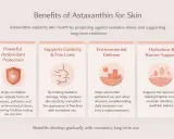 Les bienfaits de l'astaxanthine pour la peau : protection antioxydante, élasticité, défense environnementale et soutien de la barrière cutanée.