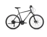 Czarny rower Unibike Viper gotowy na przygody.