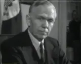 Ritratto di George Marshall, artefice del piano Marshall, presidente USA.