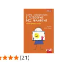 Copertina del libro "Come interpretare i disegni dei bambini", con un disegno stilizzato di un bambino che mostra un sole sorridente.