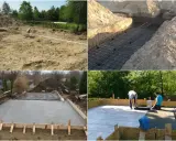 Budowa fundamentów krok po kroku: wykop, zbrojenie, betonowanie i izolacja.