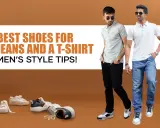Discover the best shoes for men to wear with jeans and a t-shirt. Stylish sneakers and casual footwear are showcased.