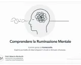 Illustrazione di una testa con pensieri aggrovigliati, suggerendo la ruminazione depressiva. Capirla è il primo passo verso i rimedi.