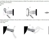 Illustrations montrant comment attacher une corde à un palonnier bateau, étape par étape.