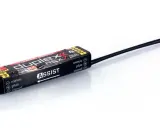 Kompakter 7-Kanal Duplex REX7 Slim jeti empfänger mit "ASSIST"-Funktion und Anschluss für externe Batterie.