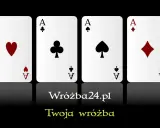 Cztery asy: kier, karo, trefl i pik. Wróżba z kart klasycznych miłość. Wróżba24.pl. Twoja wróżba.