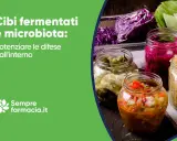 Cibi fermentati per una dieta che supporta il microbiota: un esempio di benessere dall'interno.