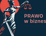 Stylizowana Temida z wagą i mieczem, symbolizująca prawo w biznesie WSB.