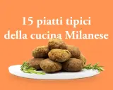 Un mucchio di polpette dorate su un piatto bianco, guarnite con rosmarino. Un invito a scoprire 15 piatti tipici milanesi.