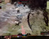 Combate en Baldur's Gate 3. Los requisitos del juego son altos, pero la acción vale la pena. ¡Un brawler goblin recibe daño!