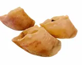 Trois sabots de veau pour chien, potentiellement dangereux.