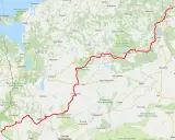 Trasa pojezierzy zachodnich prowadzi przez malownicze tereny, od Szczecina po Miastko, przez Drawieński Park Narodowy.