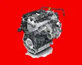 Motor de coche moderno, complejo y compacto. ¿Cuánto pesa un motor de coche así?