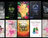 Copertine di romanzi rosa: "Onyx Storm", "Game of Chaos", "Love me love me", "Game of Gods", "Fabbricante di lacrime", "Una conquista fuori menù", "Dammi mille baci", "Iron Flame", "Due cuori in affitto", "Mille pezzi del mio cuore".