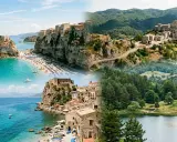 Tropea e borghi montani, due volti della Calabria. Paesaggi marini con spiagge affollate e castelli a picco sul mare, alternati a colline verdi con antichi villaggi e laghi sereni. Posti belli in Calabria che incantano.