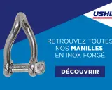 Une manille en inox forgé, solide et fiable, prête à l'emploi. Découvrez notre sélection.